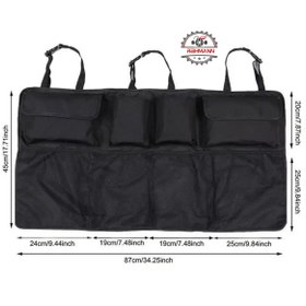 Resim REIHMANN Ford Focus 1 1998-1999-2000-2001-2002-2003-2004 uyumlu Araba Koltuk Arkası Eşya Düzenleyici 