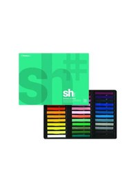 Resim Shinhan Art Soft Pastel Boya Seti Toz Pastel 36 Renk Tam Boy 
