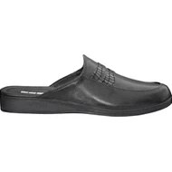 Resim Esem M.003 Hakiki Deri Siyah Ses Yapmaz Taban Erkek Ev Terlik 