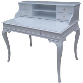 Resim Evimeaksesuar Lükens Ayaklı Çalışma Masası Ahşap El Işçiliği 