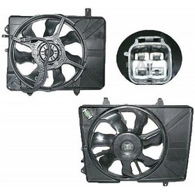 Resim Esse Otomotiv Getz 03- Klimali Fan Radyatör - MHR-04948 - 25380-1C160 