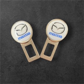 Resim Mazda Logolu Ikaz Ses Susturucu Metal Toka 2 Adet 