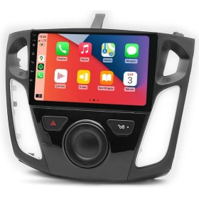 Resim Cartech Q101781 Ford Focus 3 4 6 GB Ram 64 GB Hafıza QLED Ekran Carplay Android Multimedya Teyp 