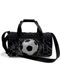 Resim Coral High Siyah Futbol Desenli Spor Çantası 27539 