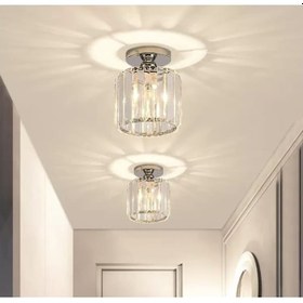 Resim Burenze Luxury Plafonyer Tavan Kristal Taşlı Avize Hol Antre 