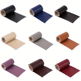 Resim 137X20Cm/53.93In*7.87In Kendinden yapışkanlı Sahte Deri Tamir Bandı Araba Koltuğu Onarımları ve Sürücü Koltuğu Onarımları için. 