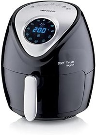 Resim Ariete Airy Fryer Digital 4616, sıcak hava fritözü 3,5 litre, 60 dakikalık zamanlayıcı, LCD ve dokunmatik ekran, 7 pişirme kademeli, maksimum sıcaklık 200 °C, 1300 W, siyah 