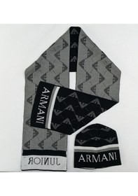 Resim Armani Jeans Erkek Çocuk Atkı Bere Armani Junıor Kırık Beyaz 
