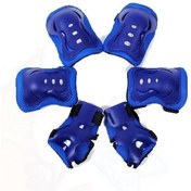 Resim Dizlik Dirseklik Bileklik Seti Çocuk Mavi 