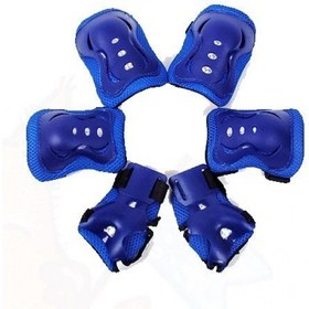 Resim Dizlik Dirseklik Bileklik Seti Çocuk Mavi 