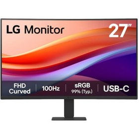 Resim LG 27 27U421A-B VA 5MS 100HZ USB-C HDMI FHD 1920X1080 CURVED VESA SIYAH 