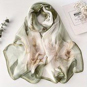 Resim Dış Mekan Giyim İçin Nefes Alabilir ve Dekoratif Şal, Çiçek Desenli Şal ile Yumuşak Polyester Lif 