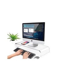 Resim Şeffaf Monitör Yükseltici | Monitör Standı | Monitör Altlığı 