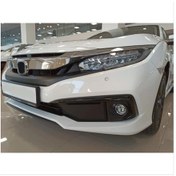 Resim Civic Fc5 2020-2021 Içın Uyumlu Ön Sıs Kası Kaplaması Pıano Makyajlı Kasa 