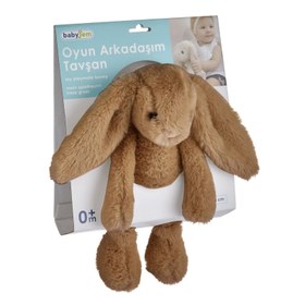 Resim Babyjem Uyku Arkadaşım Oturabilen Tavşan 30 Cm - Kahverengi - Açık-Kahverengi / Standart 
