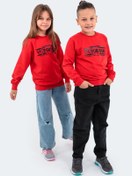 Resim DUNA Unisex Çocuk Sweatshirt Kırmızı 