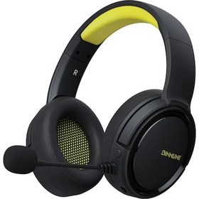 Resim Bınnune Bw02 2.4 Ghz Kablosuz Oyun Kulaklığı Mic İle Ps5 Ps4 Pc Mac Playstation Yellow 