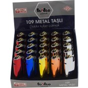 Resim Mix Oyuncak Çakmak Koko 109 Metal Taşlı Klasik Çakmak 25'li 