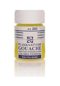 Resim Talens Guaj Boya 16 ML Lemon Sarı Limon Sarısı 205 10 Adet Çok Renkli 