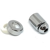 Resim Çermik Taharet Çubuğu Krom Ucu 2 Adet Klozet Ucu Taharet Borusu Ucu 2 Adet 