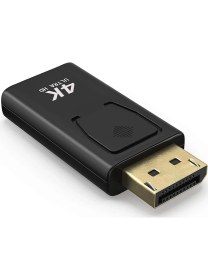 Resim Maxgo 2168 4k Displayport To HDMI Kablo Display Port Çevirici Dönüştürücü Mini Siyah 
