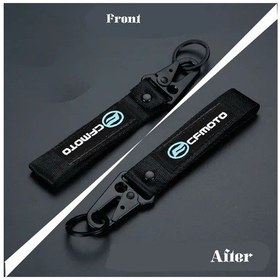 Resim Cloudstore Cfmoto Anahtarlık - Dayanıklı Siyah Mavi Logo, Mt Nk Sr Ss Clx 800mt 800nk 450mt 450sr 450ss İçin 