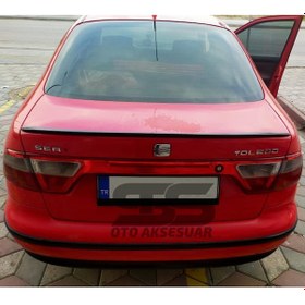 Resim Sts Oto Aksesuar Seat Toledo Bagaj Üstü Spoiler Bagaj Çıtası Piano Black (Parlak Siyah) 