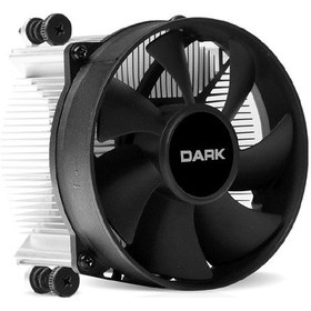 Resim Dark 9Cm Amd İşlemciler Ile Uyumlu Pwm Fanlı İşlemci Soğutucu 