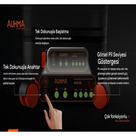 Resim Hsc Bilişim Yüksek Basınçlı Yıkama Makinesi Fırçasız Katlanır Kovalı 150W 14/16 Bar 13 Litre 