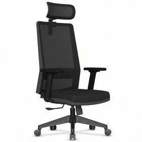 Resim Ritim Fileli Yönetici Ofis Personel Çalışma Koltuğu Akbüro Ofis Siyah 