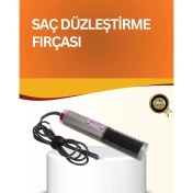 Resim Belle Fusion Bfs Çok Yönlü Kullanıma Uygun Saç Kurutma ve Düzleştirme Fırçası 