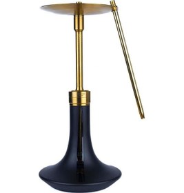 Resim E10 Brave Titanyum Seri Gold Black Nargile Takımı 