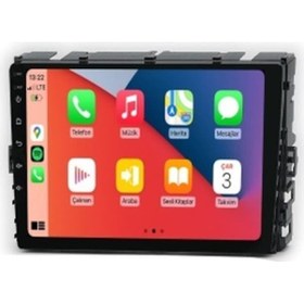 Resim Volkswagen Caravelle 2018-2020 8gb Ram 64gb Hafıza 8 Çekirdek Carplay Kamera Android Multimedya 9" 