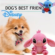 Resim Disney Stitch Peluş Oyuncak, Karikatür Yaratıcı Köpek Arkadaşı Hediyesi - Noel ve Cadılar Bayramı Partisi İçin 