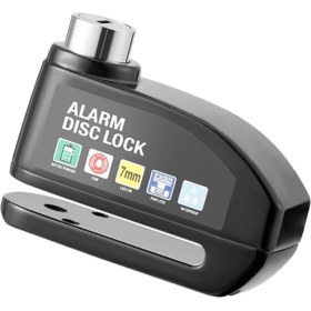 Resim Parallax Bisiklet Elektrikli Araç Motosiklet Tekerlek Disk Fren Kilidi Güvenliği Hırsızlık Karşı Motosiklet Asma Kilit Disk Kilidi Siyah (Yurt Dışından) 