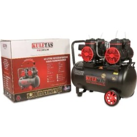 Resim Kuletaş Premium 50 Lt Sessiz Yağsız Hava Kompresörü 4 Hp 