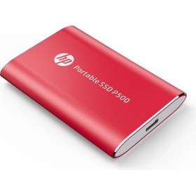 Resim Hp P500 Taşınabilir SSD Disk 500GB 310 MB/s Okuma Hızı ve Type-C Bağlantı İle Kırmızı 