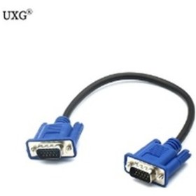 Resim 50 Cm Vga Kablo Kısa Vga Kablo Erkek Erkek Yarım Metre Vga Kablo 