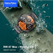 Resim BellaThec Haino Teko RW-57 Max Akıllı Saat Büyük Ekranlı AMOLED Flaş Işıklı Şık Tasarım 