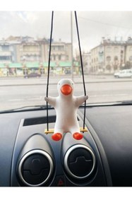 Resim Minikbahcem Sallanan Ördek Dikiz Ayna Süsü Yeni Trend Araba Süsü 