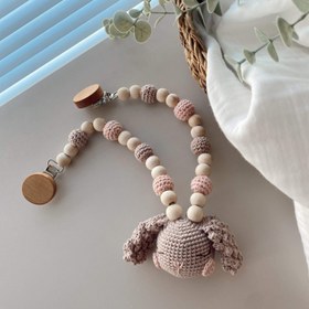 Resim Amigurumi Köpüş Oyuncak - Puset Zinciri 