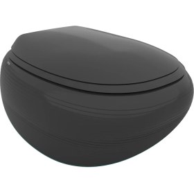 Resim Bocchı Bocchi Strata Asma Rimless Klozet Parlak Siyah Kapak Dahil 1412-005-0128 