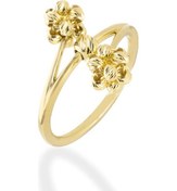 Resim İkili Dorika Toplu Altın Yüzük 