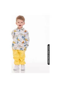 Resim Erkek Palmiyeli Gömlek 9 Ay - 2 Yaş 44619 Egml09029 Ekru - Mavi 