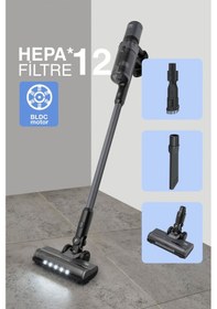 Resim Fakir Shadow 7016 Gun Metal Şarjlı Dikey Süpürge 