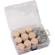 Resim 100X 35MM Anahtarlık Anahtar Diskler Dıy 2 Delik Kabulları 
