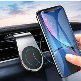 Resim Araba Klimasına Takılan Mandallı Mıknatıslı Telefon Tutucu Diğer 