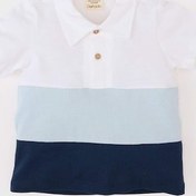 Resim DeFacto Erkek Bebek Polo Yaka Renk Bloklu Pike Kısa Kollu Tişört B9247A525SMWT34 