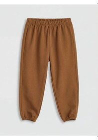 Resim Lc Waikiki Bej Nakışlı Erkek Bebek Sweatshirt Ve Eşofman Altı 