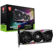 Resim MSI GeForce RTX 4070 TI GAMING X TRIO 12GB GDDR6X 192Bit Ekran Kartı 